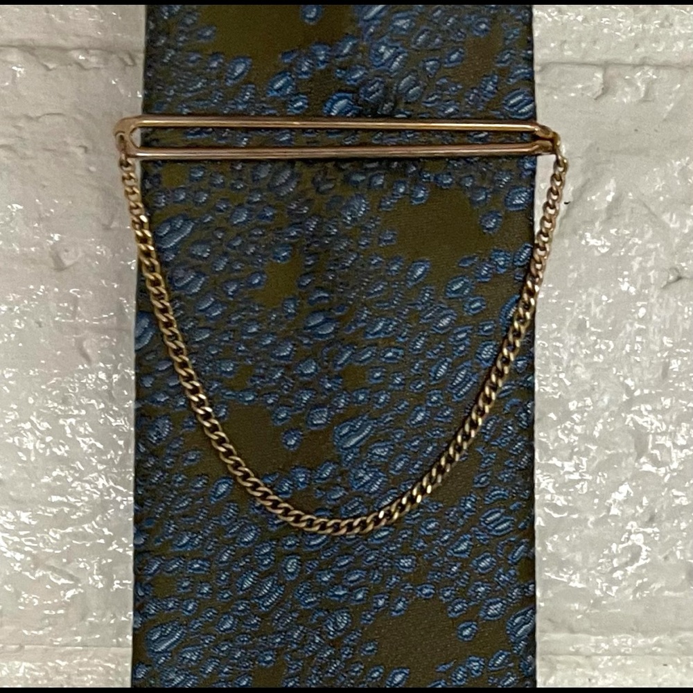 Beautiful Vintage Tie Bar/Clip and Cain by SWANK